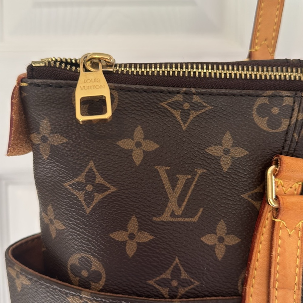 Louis Vuitton Brown Monogram Tote Bag - Picture 4 of 5